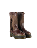 Dr Martens Brown Desert Rodeo Quad Mid Leather & Suede Boots Brown, size UK 5 EU 38 👠 — front