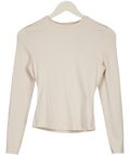 LOUNGE Cream Long Sleeve Active Top UK M