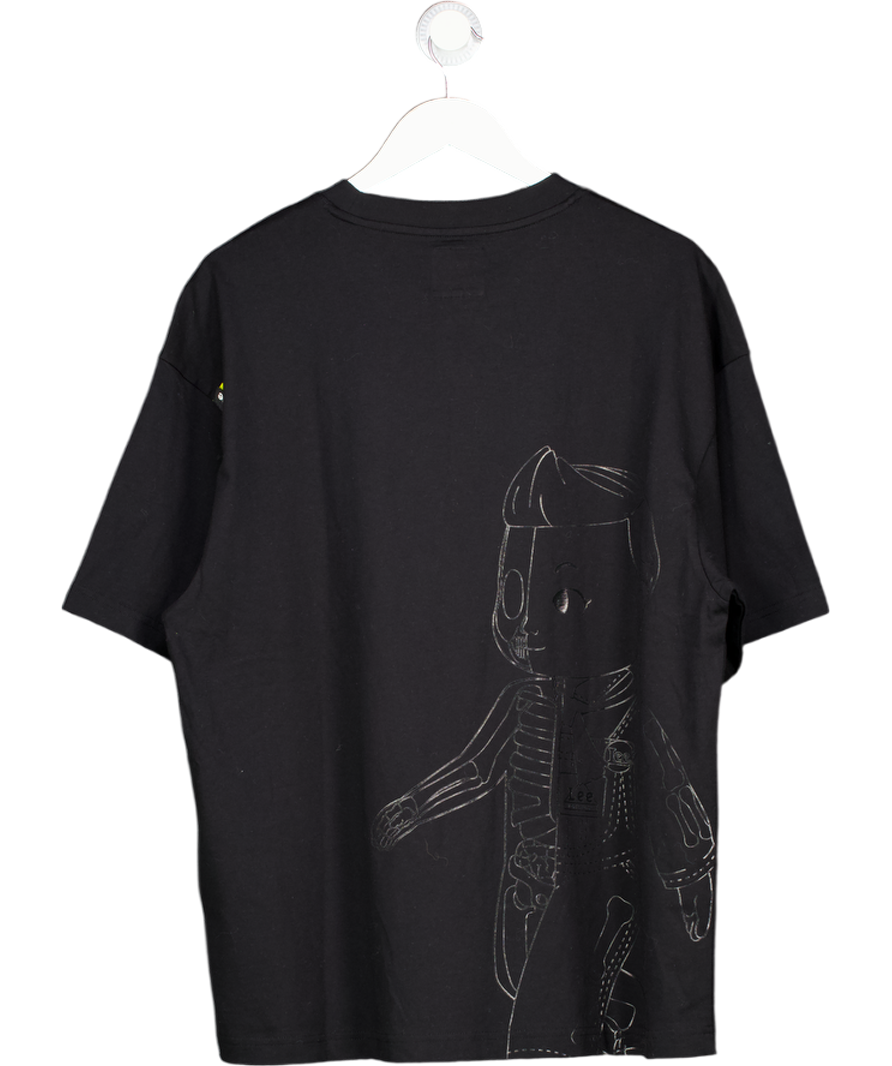 Miight Jaxx Black Buddy Lee  Mighty T-shirt UK L