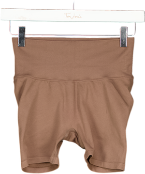 aim'n Brown Brwon Bum Sculpting Bike Shorts UK S