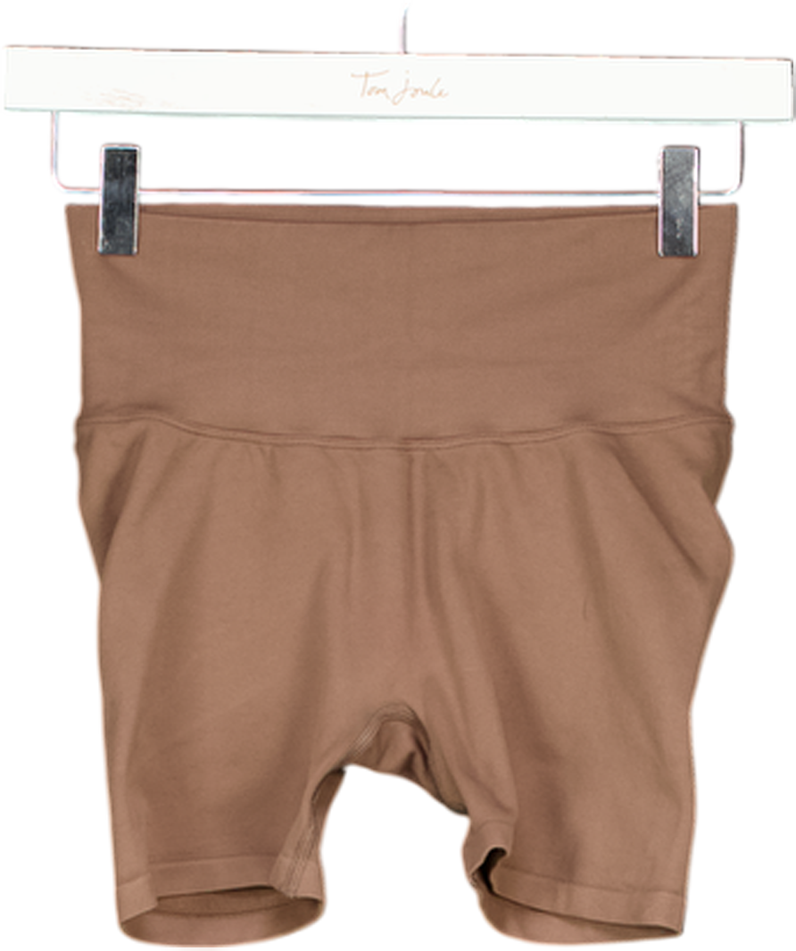 aim'n Brown Brwon Bum Sculpting Bike Shorts UK S