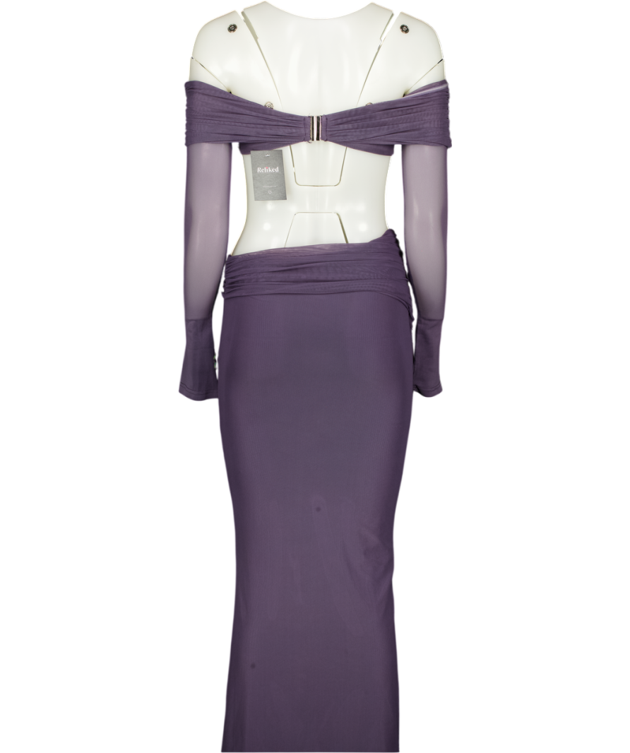 OUTCAST 2-piece Dusty Purple Top & Maxi Skirt UK S