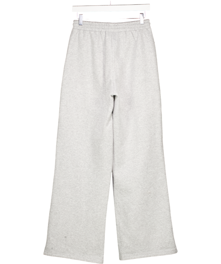 WHITE FOX Grey Marl Wide Leg Joggers UK M