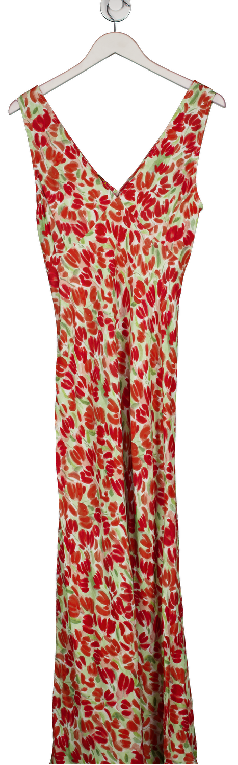 Kitri Red Danna Tulip Print Dress UK 12