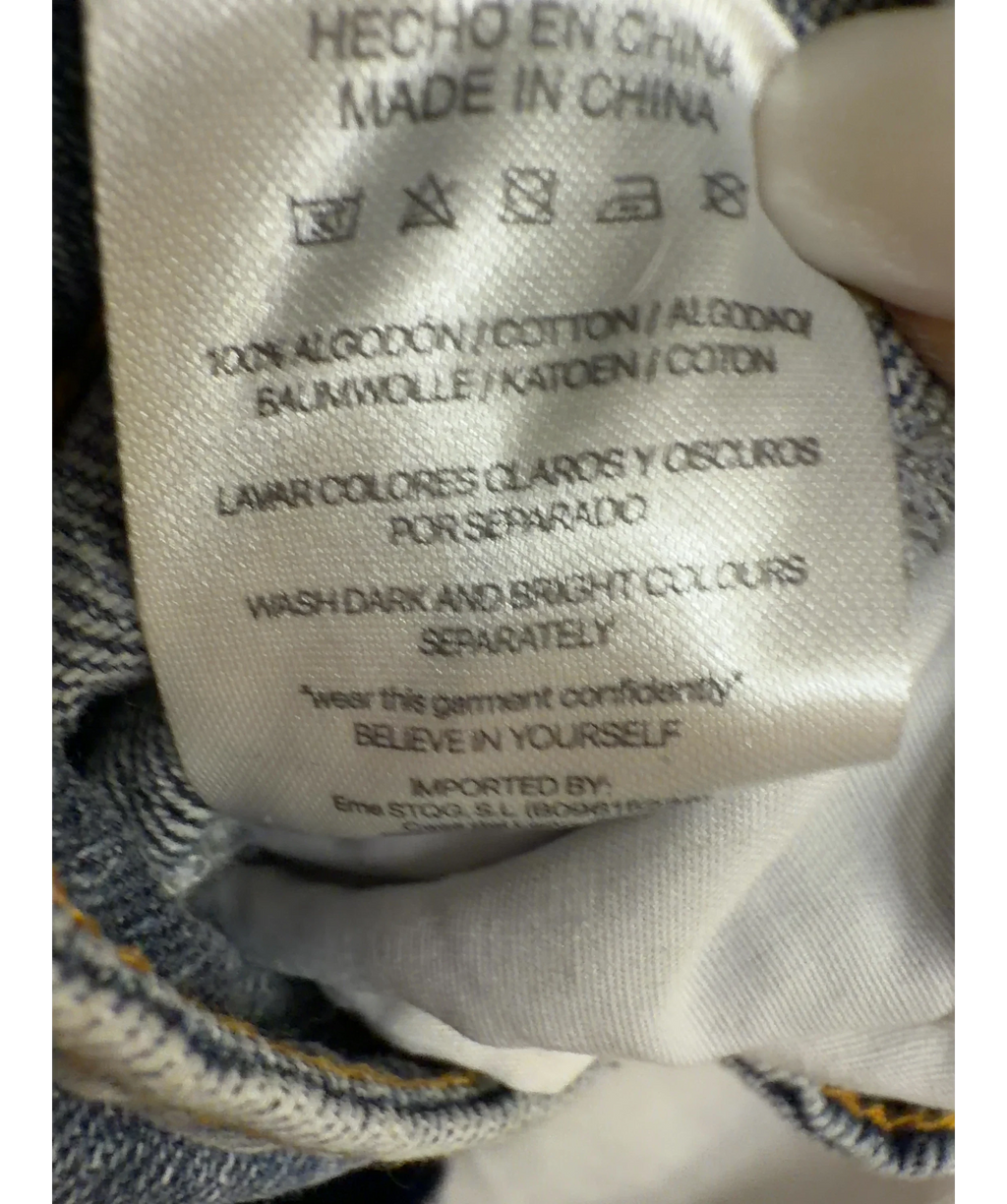 EME STUDIOS Blue Colour, size UK 8 — label