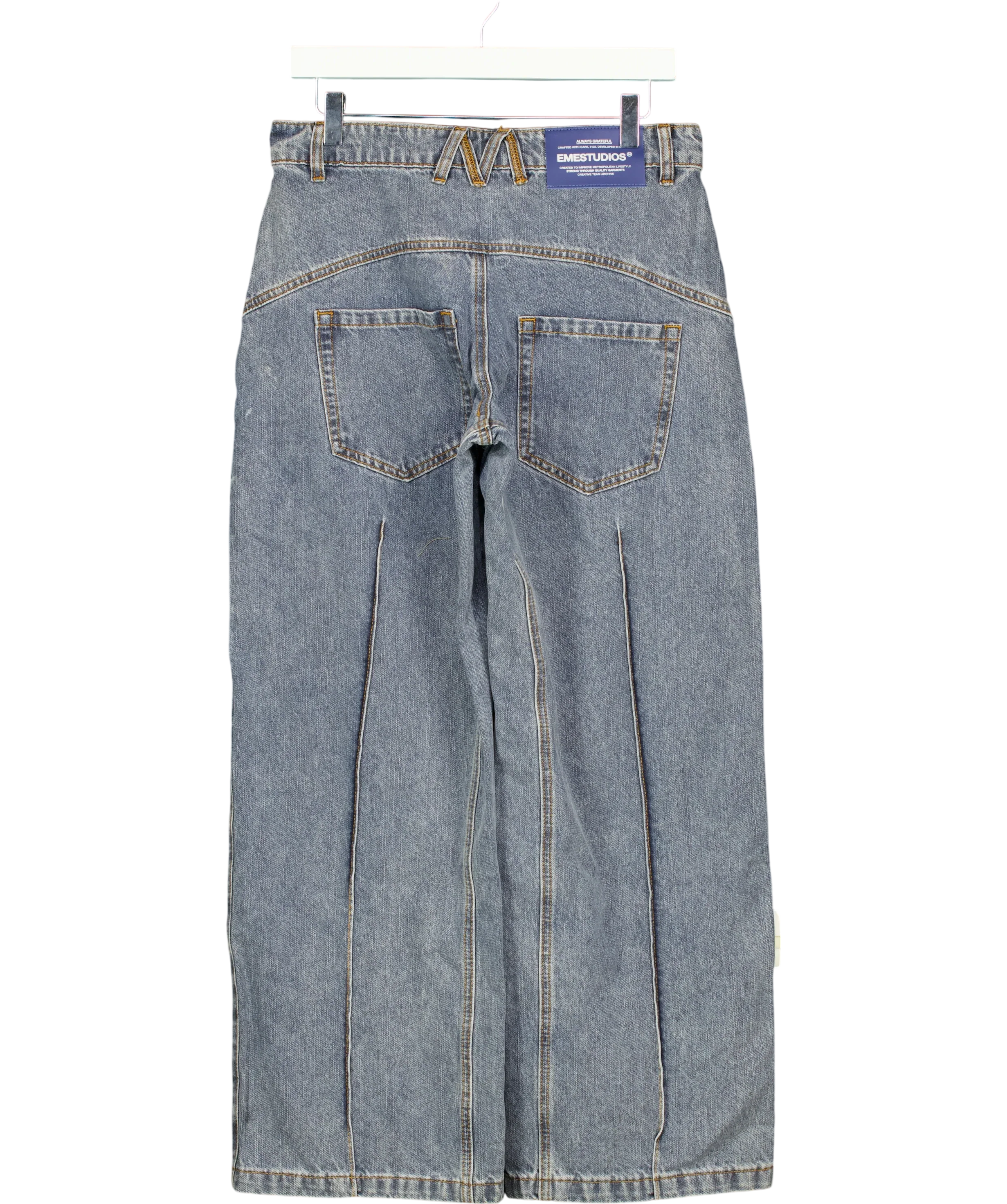 EME STUDIOS Blue Colour, size UK 8 — back