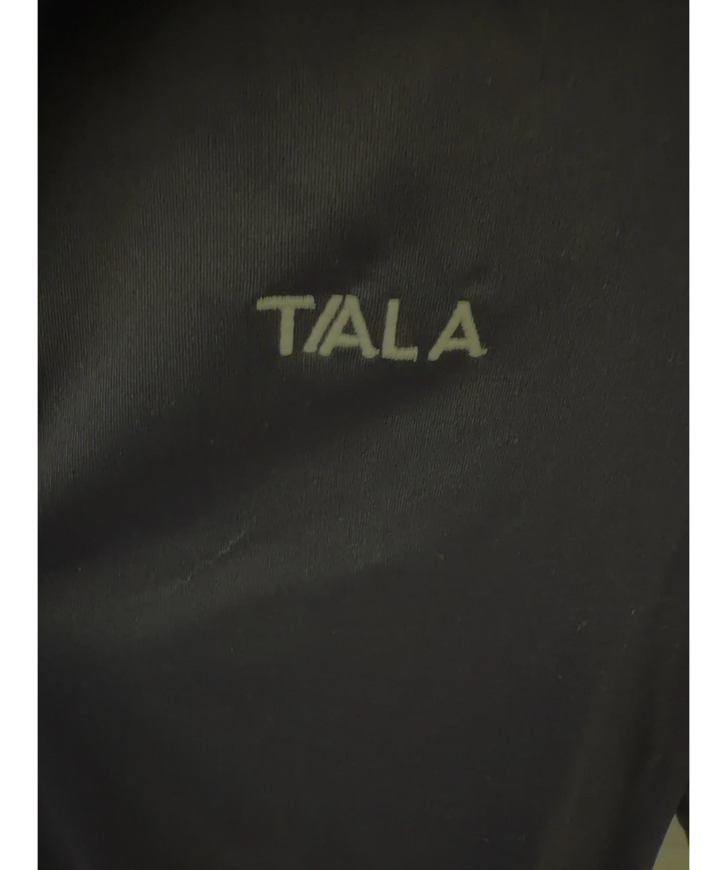 TALA Black Black Collared Activewear tops, size UK XS — detail