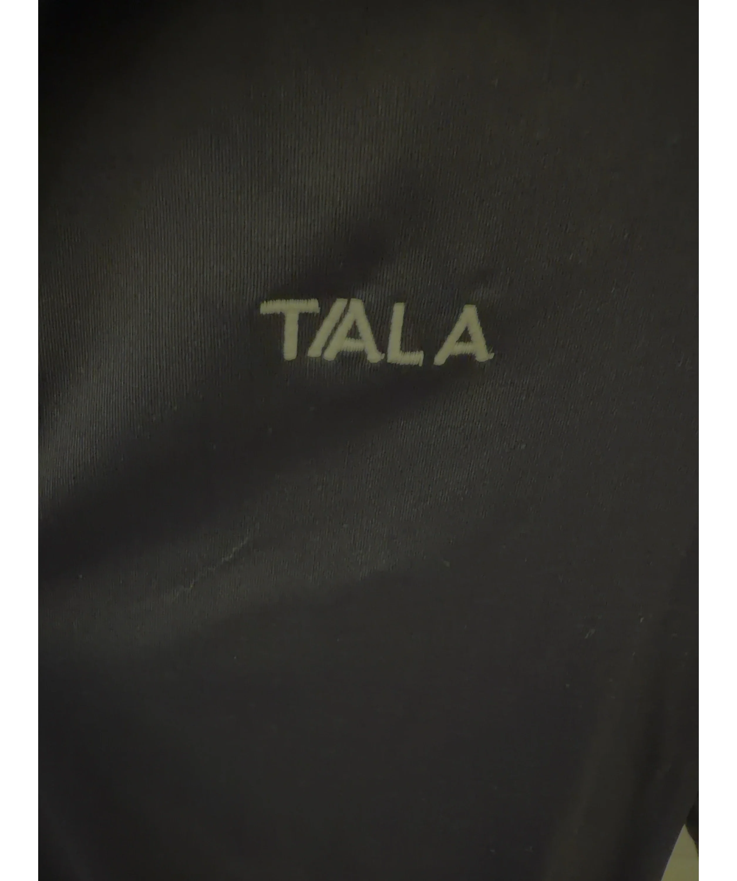 TALA Black Black Collared Activewear tops, size UK XS — detail
