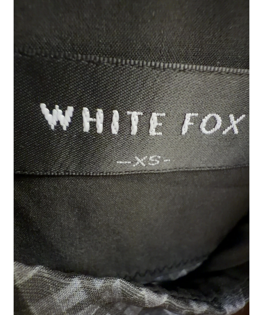 WHITE FOX Grey Colour, size UK XS — care label