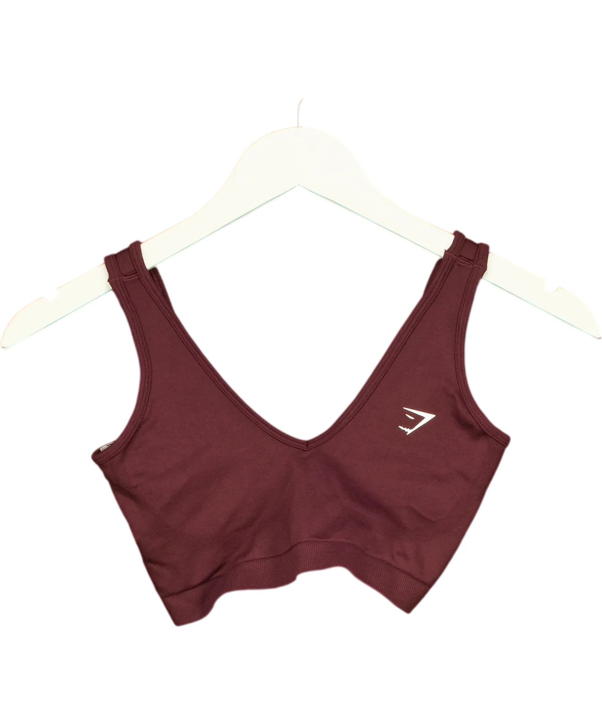 GYMSHARK Red Everyday Seamless Sports Bra, size UK XS — front