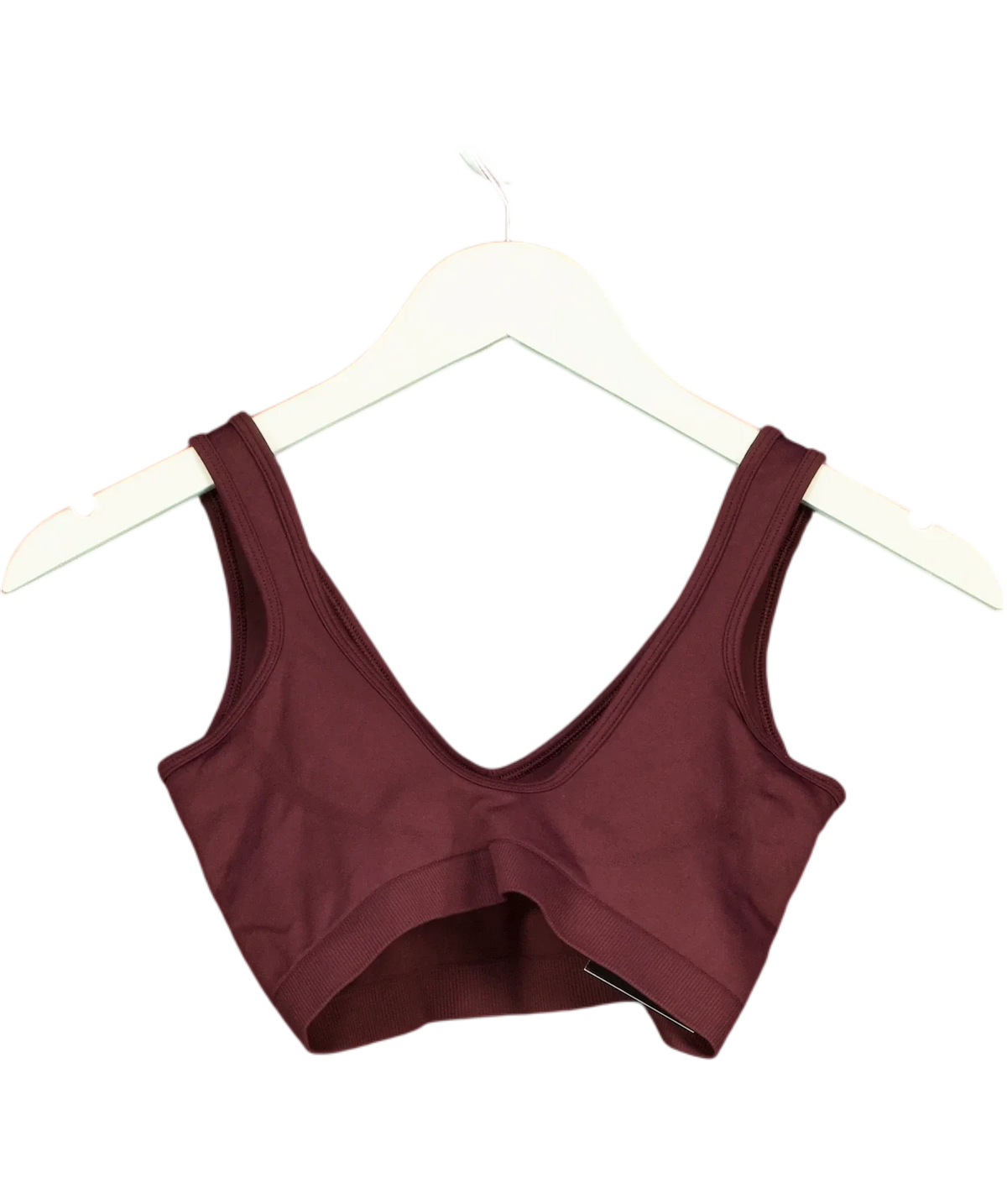 GYMSHARK Red Everyday Seamless Sports Bra, size UK XS — back
