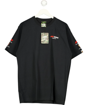A Bathing Ape Black F1 1000 T-Shirt UK XXL