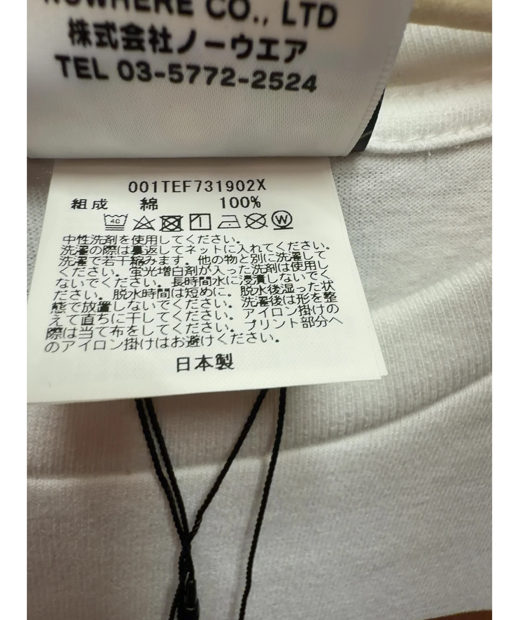 A Bathing Ape White Colour, size UK S — care label