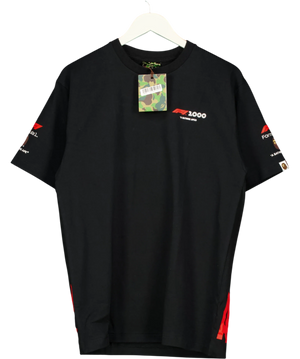A Bathing Ape Black F1 T-Shirt UK XL