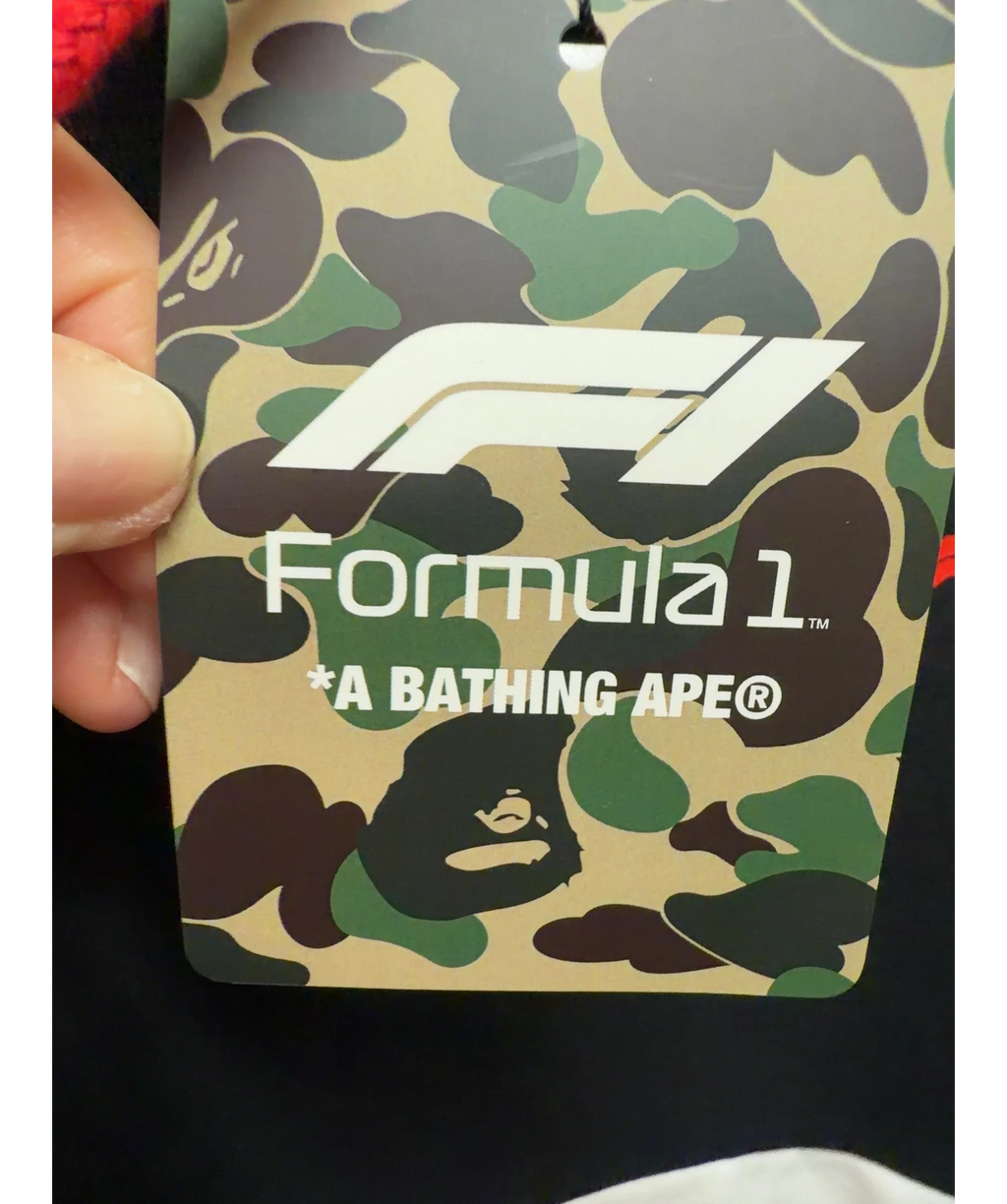 A Bathing Ape F1 1000 Two Tone Pullover White UK XL — Brand