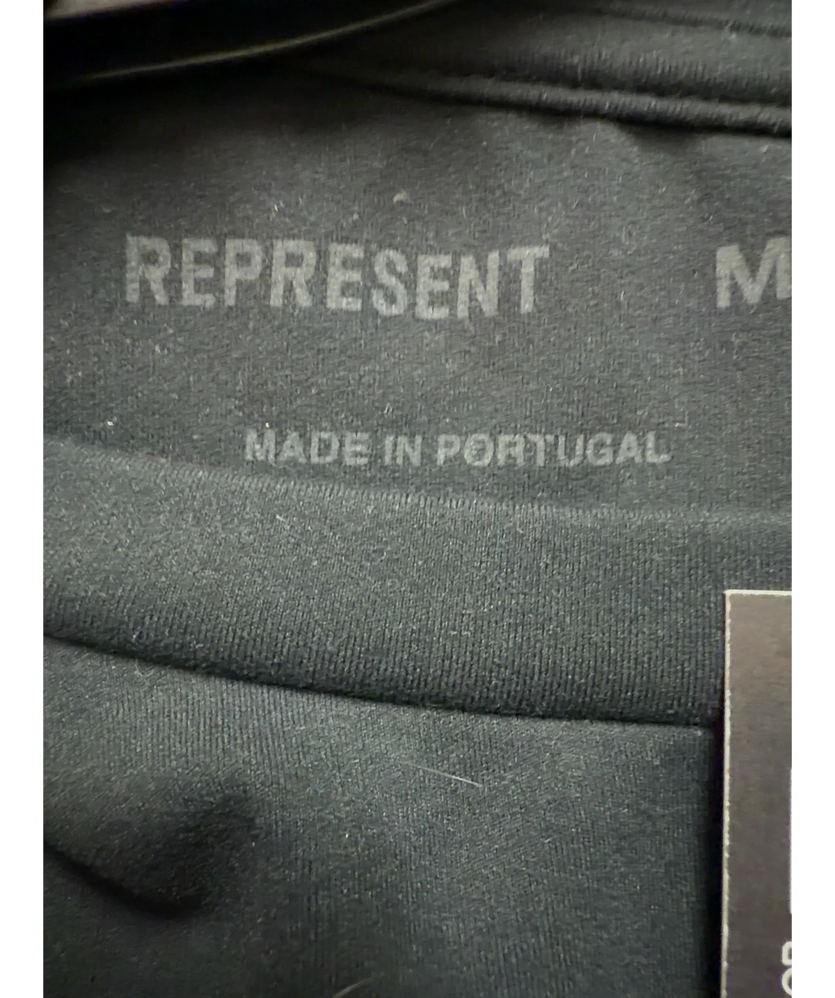 Represent Black Colour, size UK M — detail