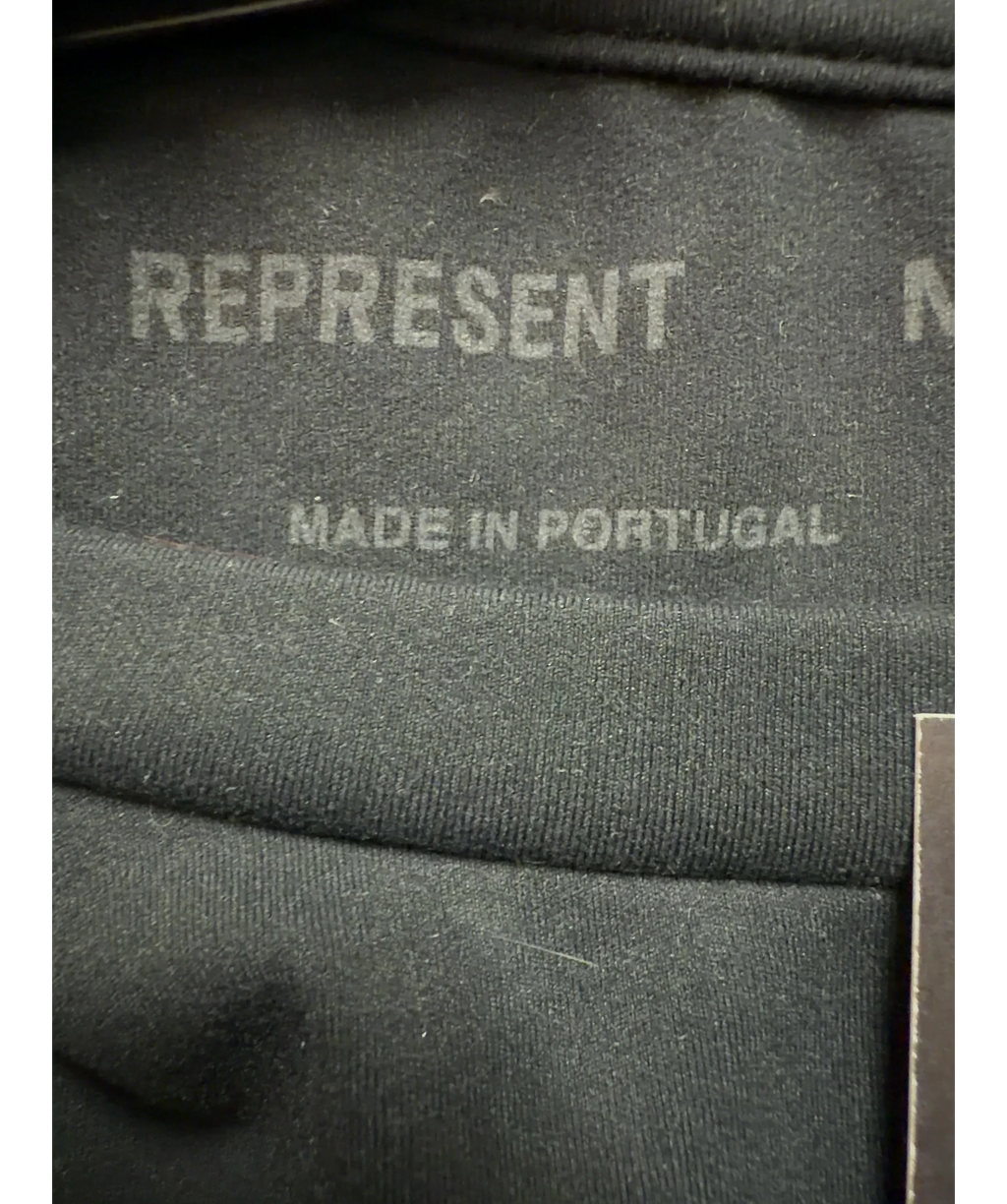 Represent Black Colour, size UK M — care label