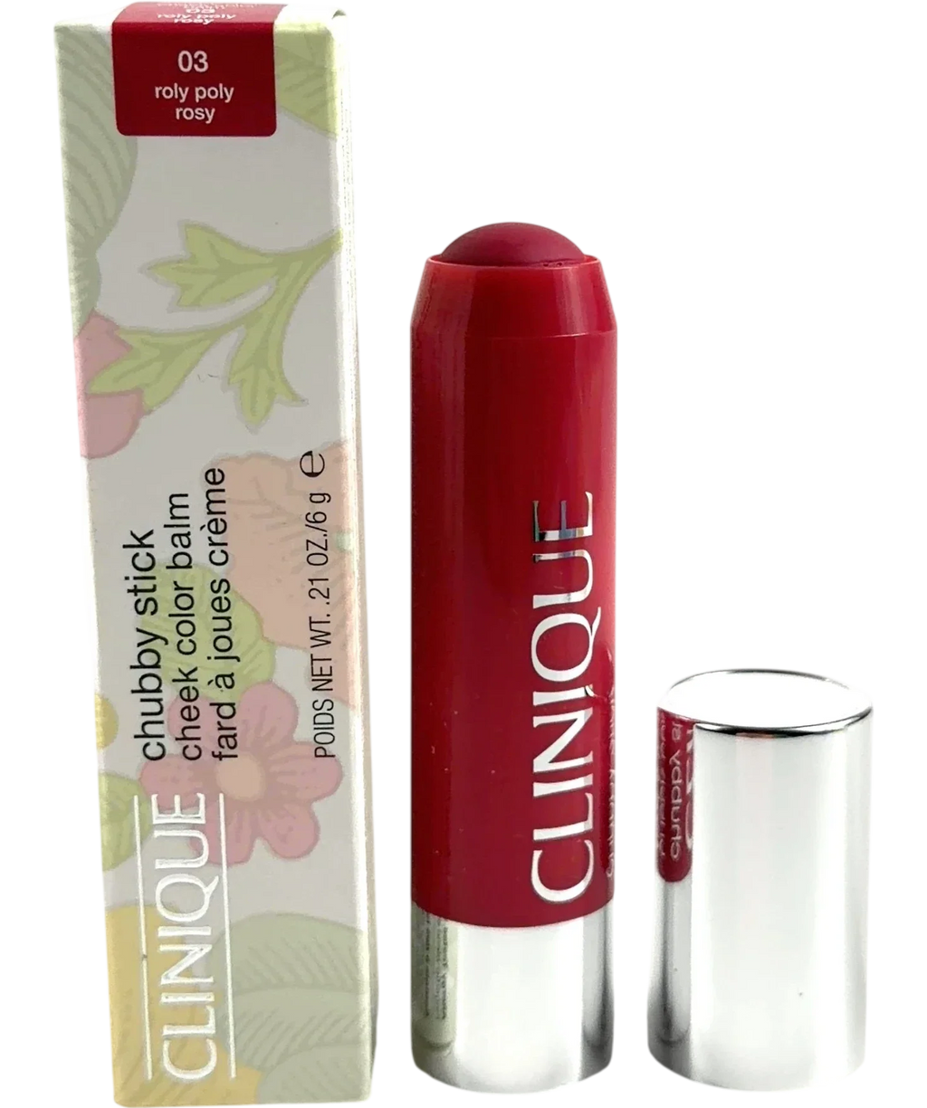 Clinique 03 roly poly rosy Clinique Chubby Stick Cheek Colour Balm 03 Roly Poly Rosy 6g, size 6g — front