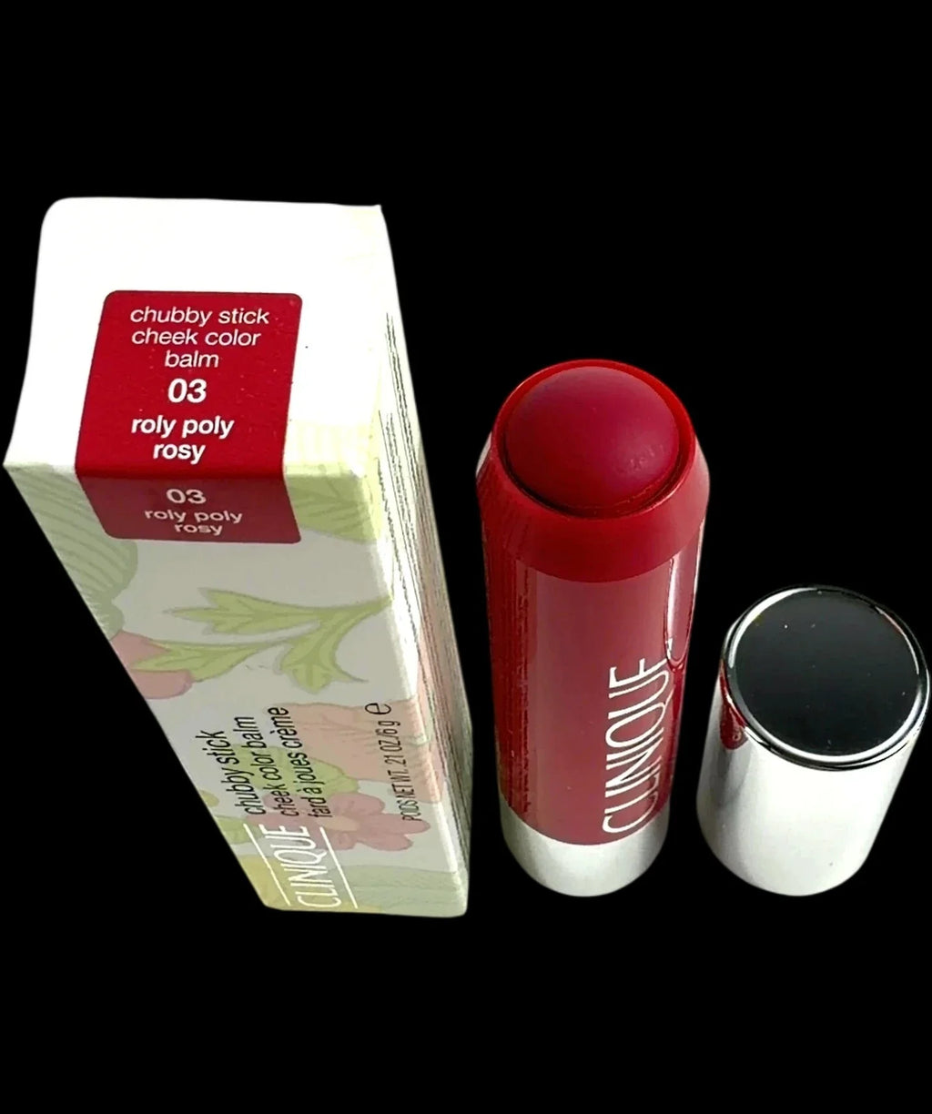 Clinique 03 roly poly rosy Clinique Chubby Stick Cheek Colour Balm 03 Roly Poly Rosy 6g, size 6g — detail