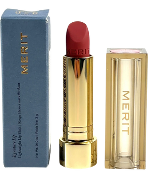 Merit Signature Lip Lightweight Lip Blush Lipstick Andie 3g