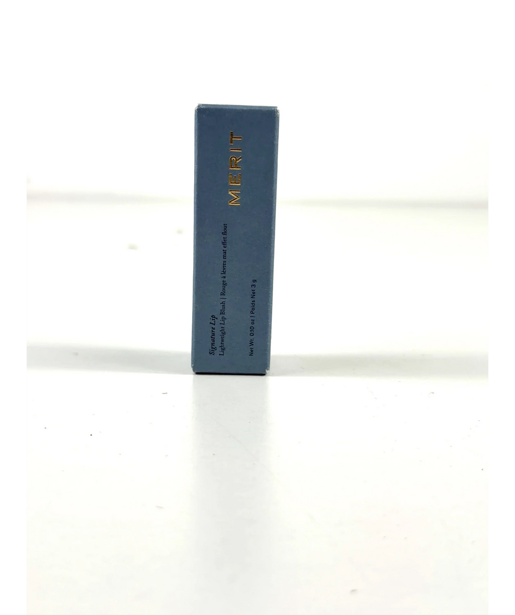 merit September Signature Lip Blush, size 3g — label