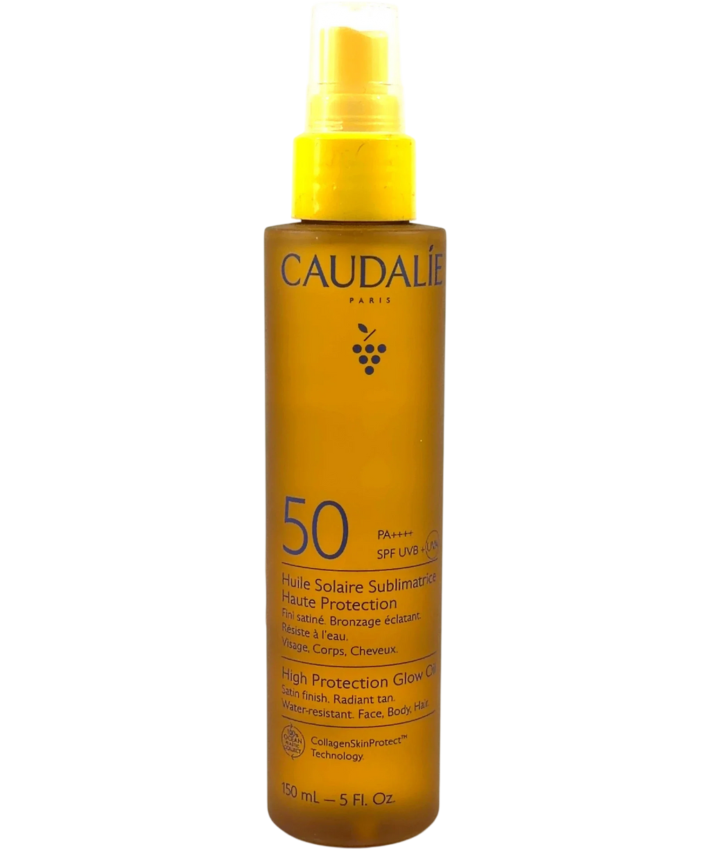 Caudalíe High Protection Glow Oil SPF50, size 150ml — front