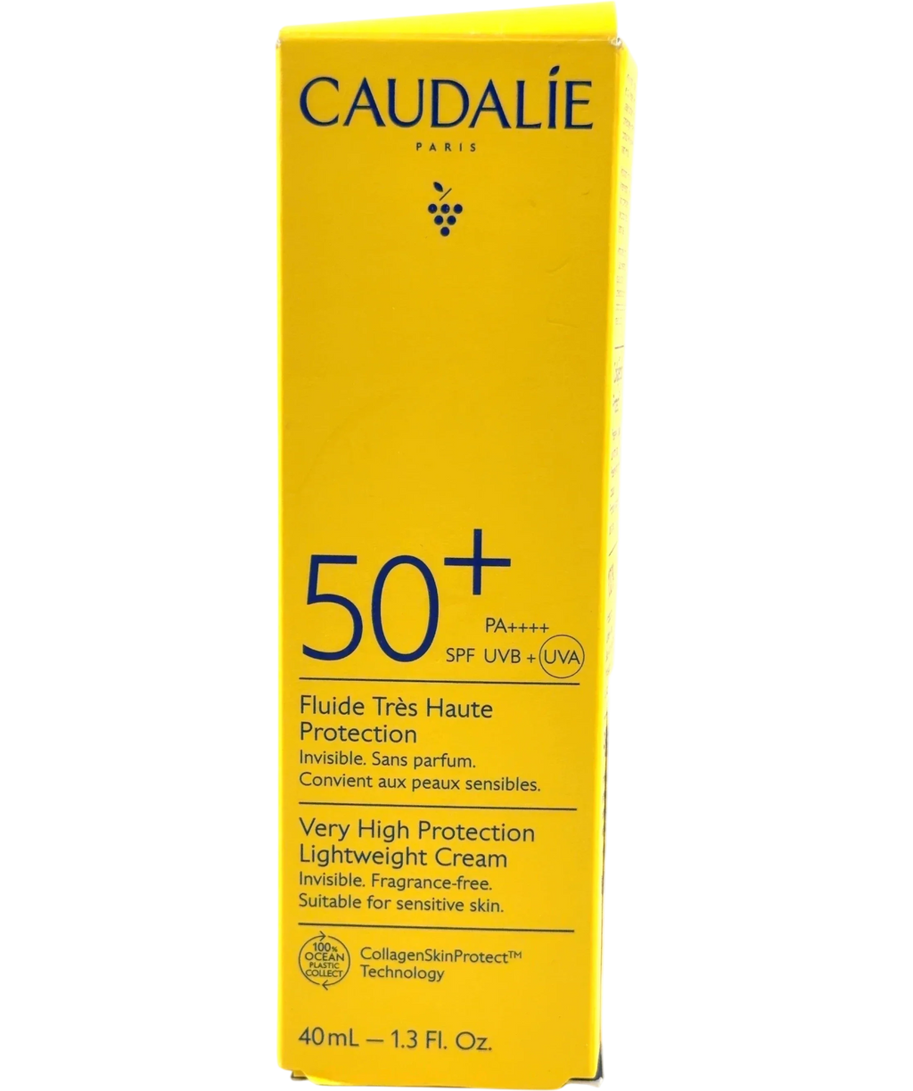Caudalíe Very High Protection Lightweight Cream SPF50+, size 40ml — front