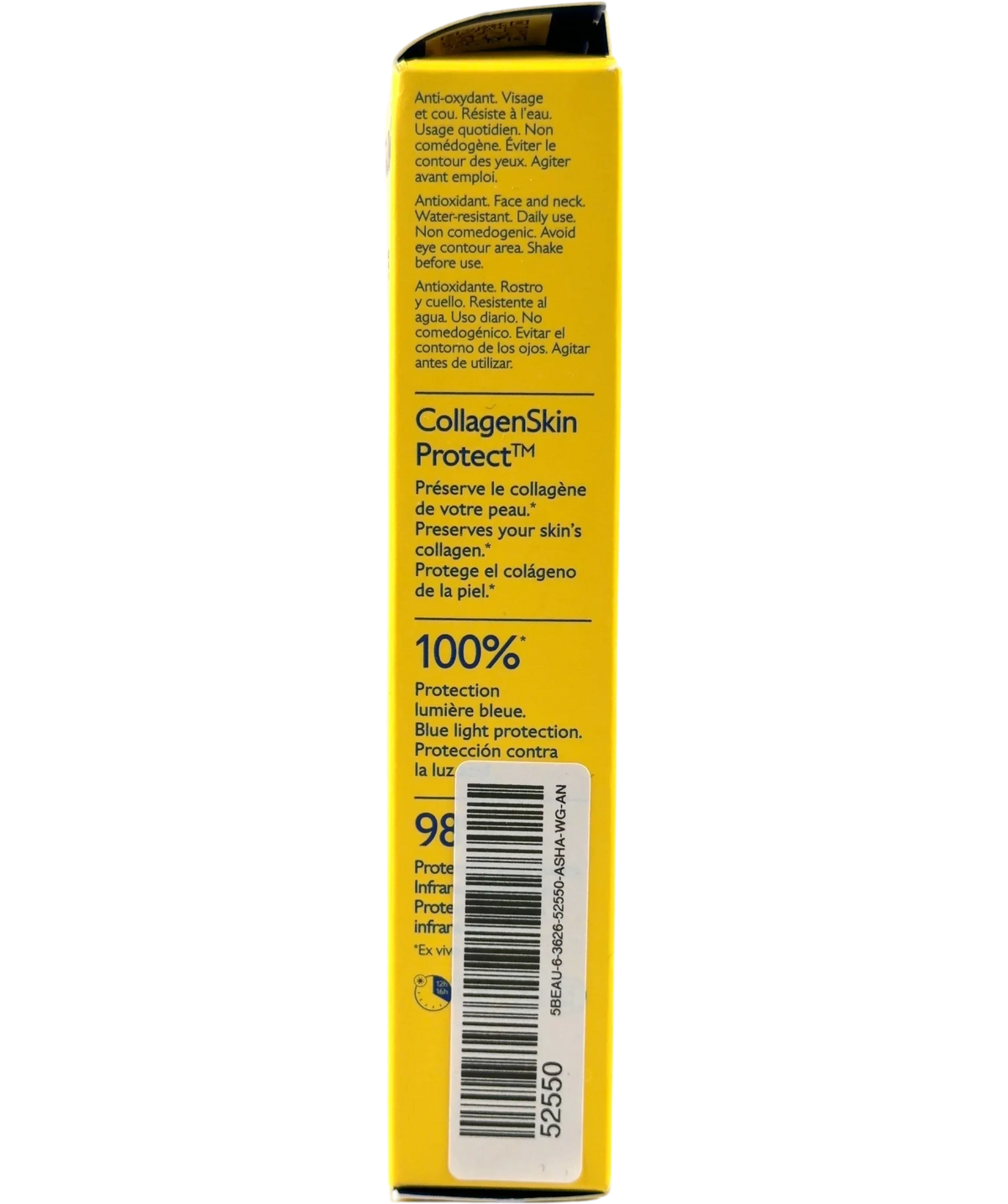 Caudalíe Very High Protection Lightweight Cream SPF50+, size 40ml — back