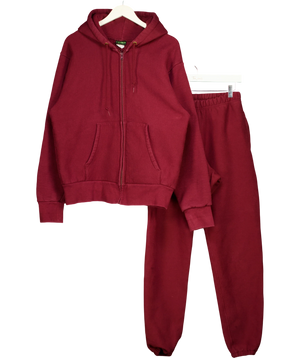 Camber Heavyweight Zip Hoodie And Sweatpants Red UK S
