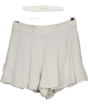 Sunday Best Pleated Shorts Grey UK 6
