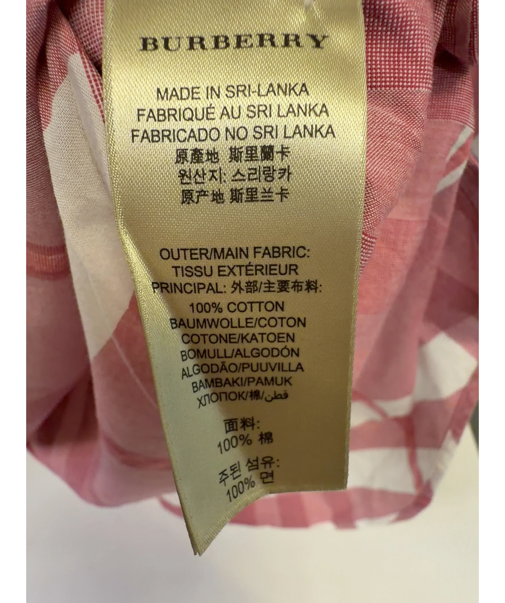 Burberry pink Colour, size UK M — label