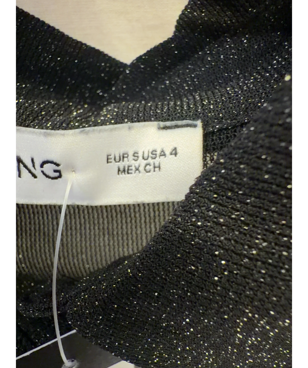 MNG Black Colour, size UK S — care label