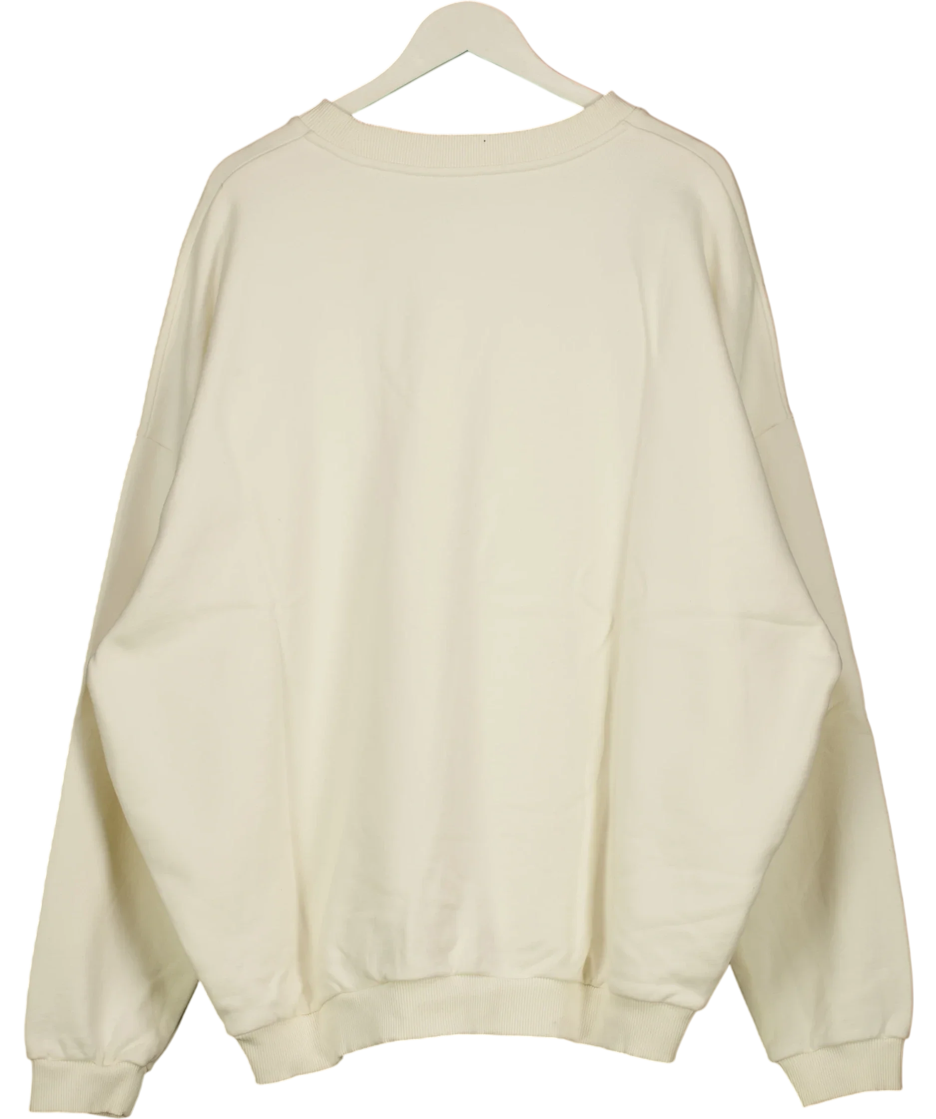 CSB Cream Lila Embroidered Oversized Sweatshirt, size UK M/L — back