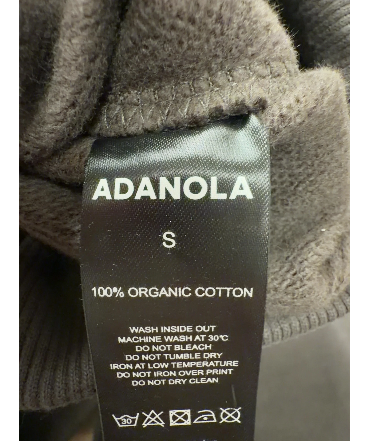 Adanola Brown sweatshirt, size UK S — label