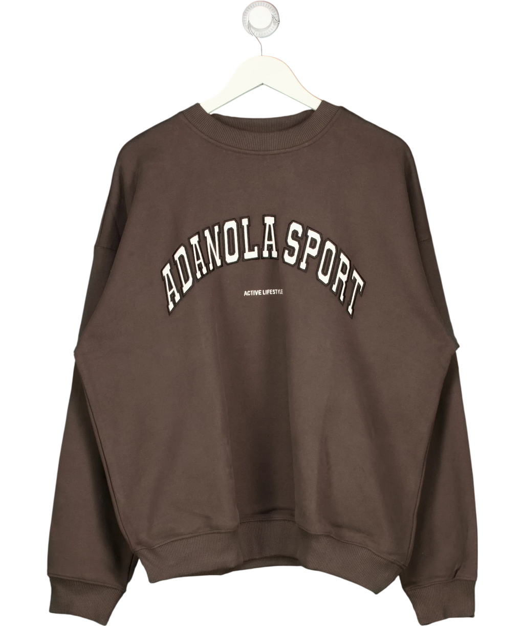 Adanola Brown sweatshirt, size UK S — front