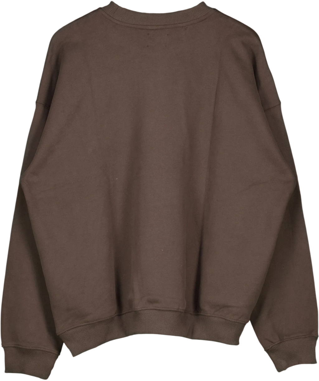 Adanola Brown sweatshirt, size UK S — back