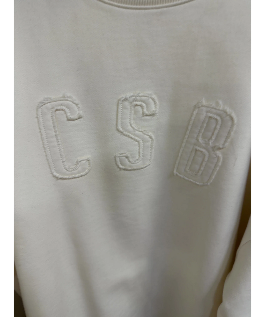 CSB Crewneck Oversized  Sweatshirt Cream UK M/L — Materials
