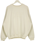 CSB cream Crewneck Sweatshirt, size UK M/L — front