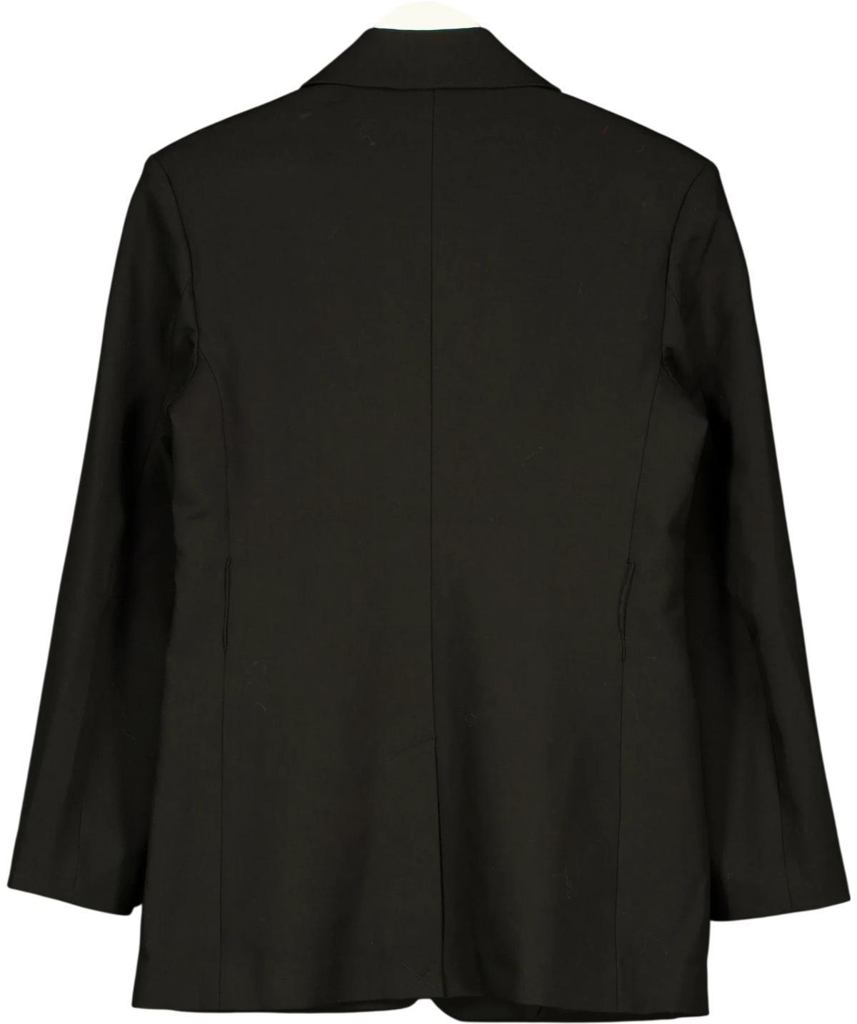 BOA Black Classic Blazer With Belt, size UK M — back