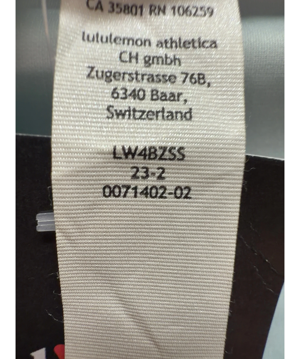 Lululemon Blue Colour, size UK 8 — label
