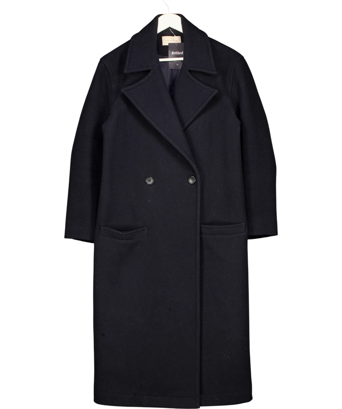 Christopher Kane Blue Double Breasted Coat UK S/M