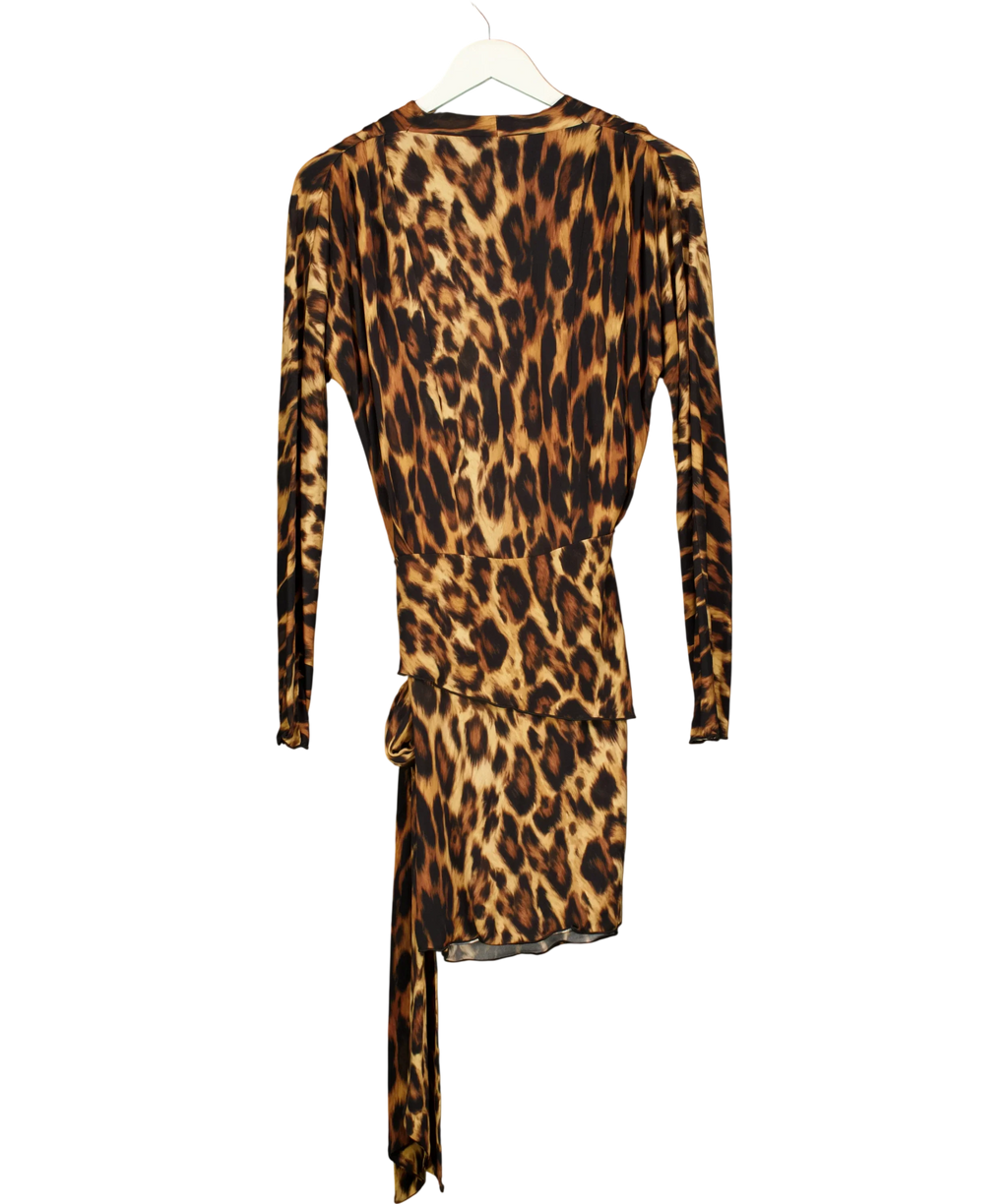 Rat & Boa Brown Sozzani Dress, size UK S — back