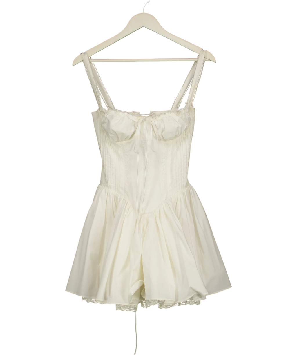 House of CB White Pietra, size UK M — front