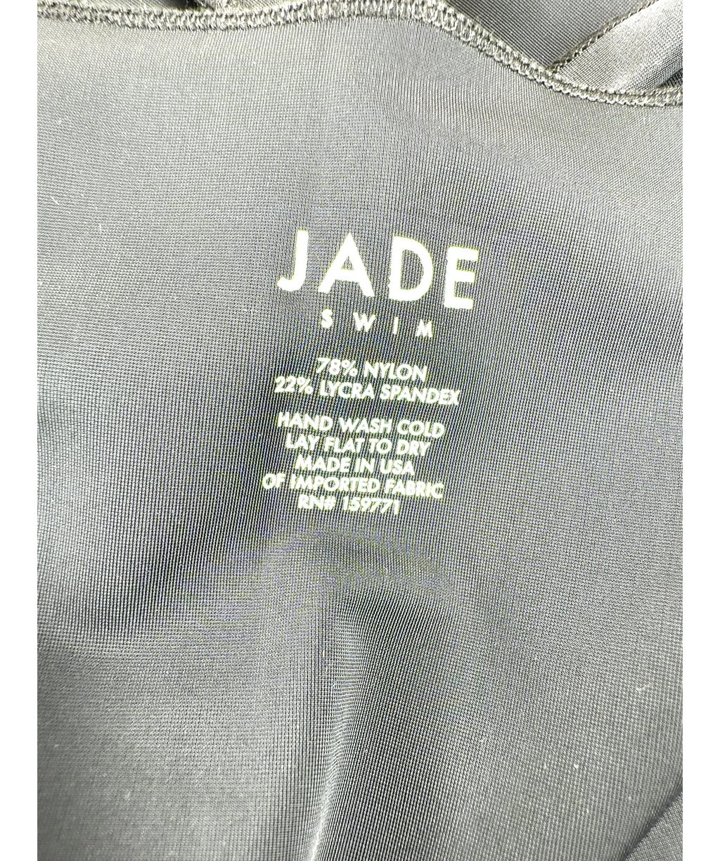 JADE SWIM Black Nyla Long Beach Cover-Up — detail