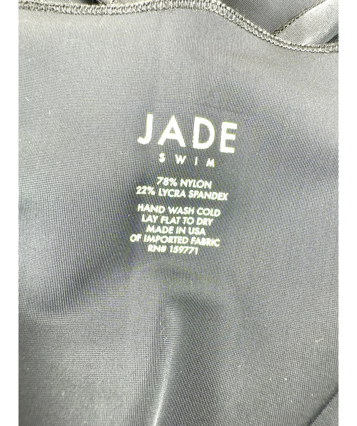 JADE SWIM Black Nyla Long Beach Cover-Up — detail
