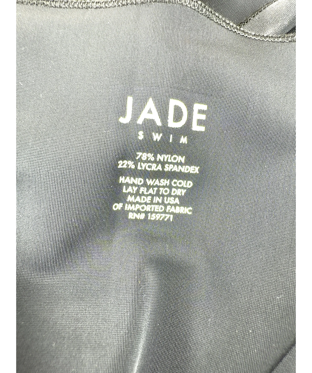 JADE SWIM Black Nyla Long Beach Cover-Up — label