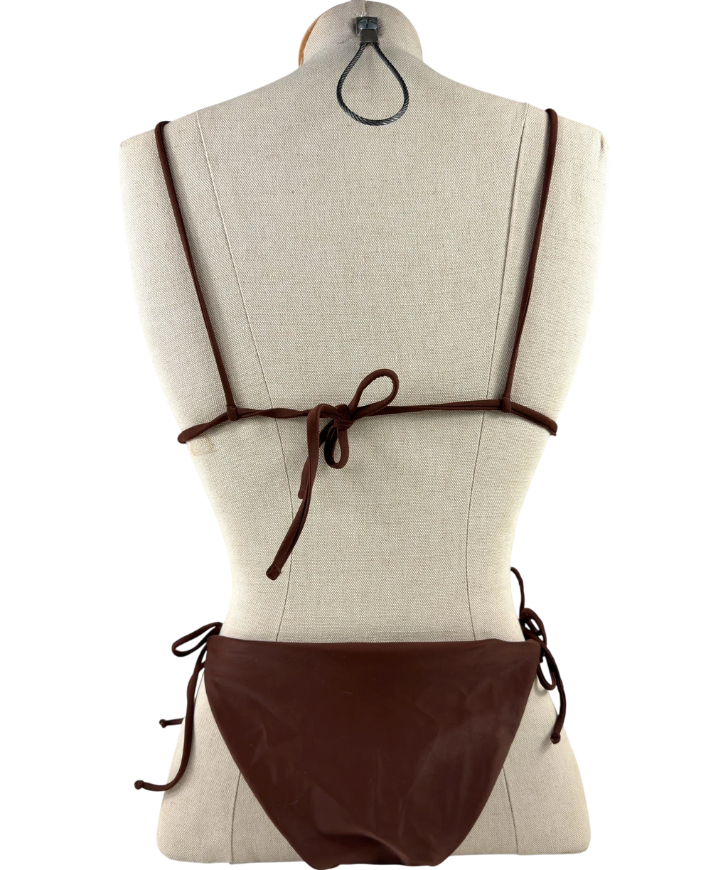 JADE SWIM Brown Colour, size UK S — back