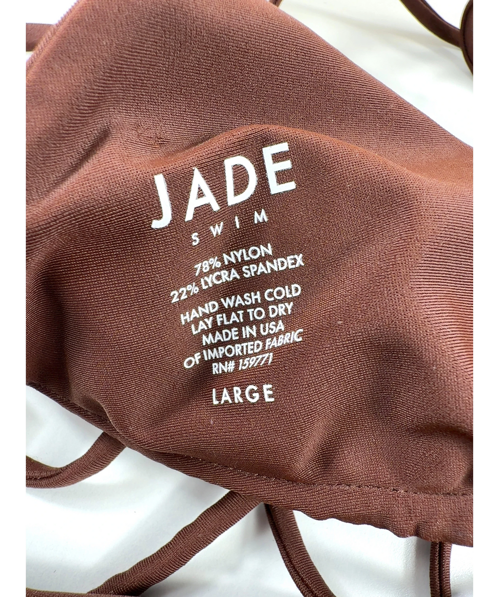 JADE SWIM Brown Colour, size UK S — label