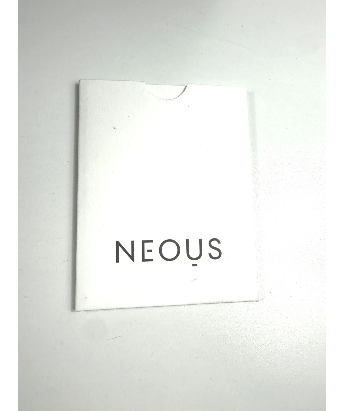 Neous Black Phoenix Suede Clutch Bag Black — label
