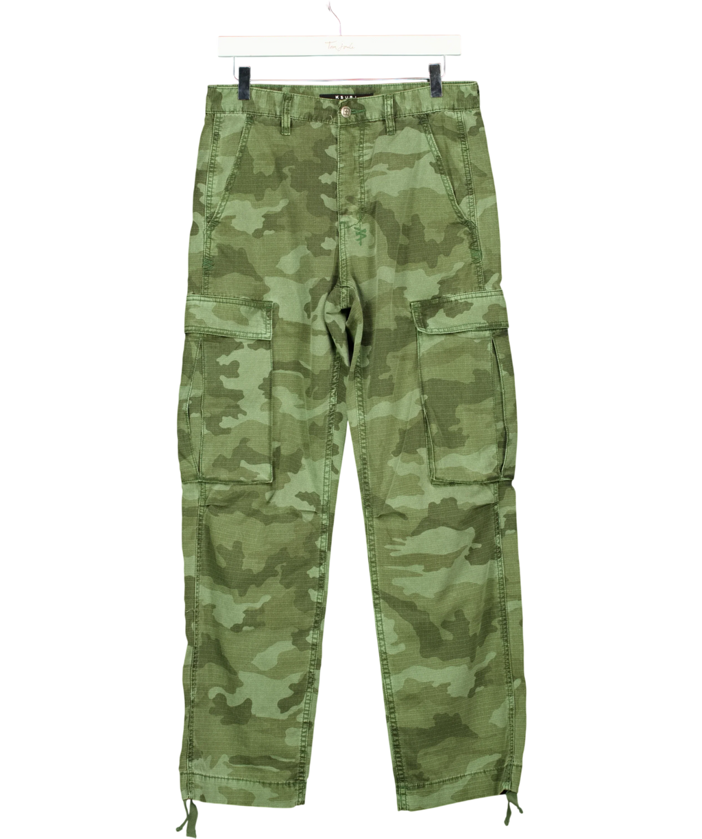 Ksubi Green Fugitive Cargo, size W29 — front